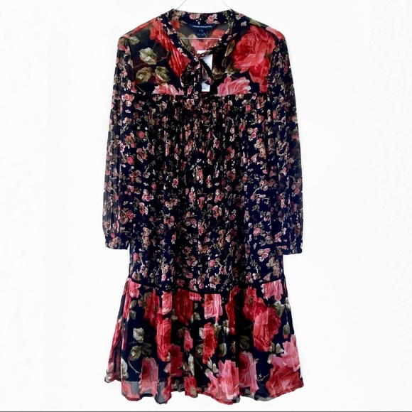 FRENCH CONNECTION Anastasia Mix Floral Smock Dress - Picture 6 of 10